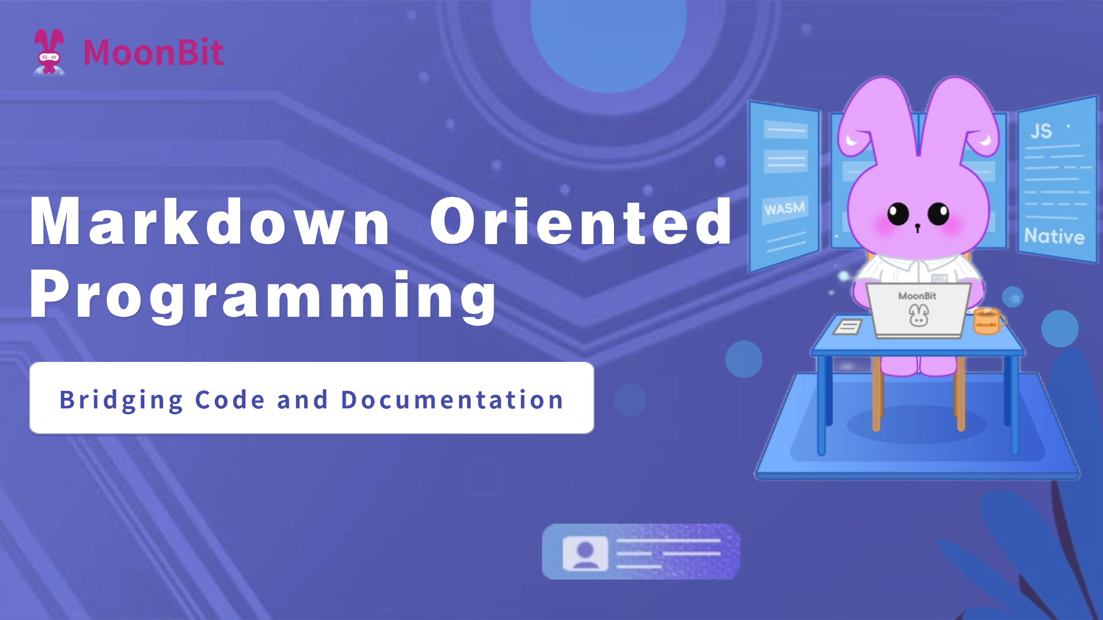 Markdown-Oriented Programming in MoonBit: Bridging Code and Documentation